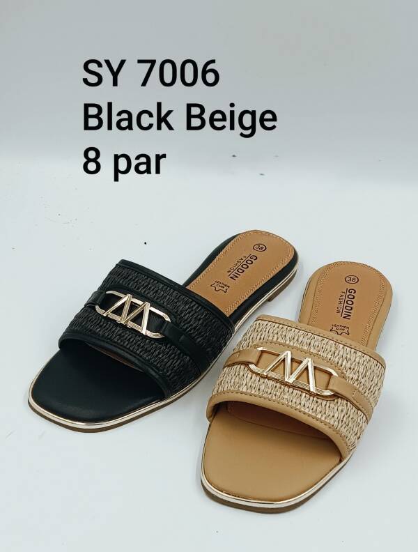 Klapki damskie Roz 36-41/ 8 par 1